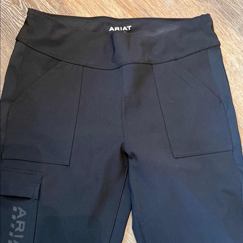Ariat Black Rebar Pants Large leggings - Picture 4 of 6